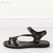 Czarne sandały damskie M.DASZYŃSKI 2266-1
