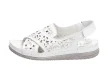 Białe skórzane sandały damskie S.Barski 92098