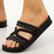Czarne płaskie klapki damskie Ipanema Walk 27262