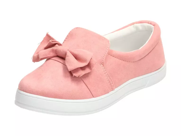 Slip On Różowe tenisówki damskie Balada B781