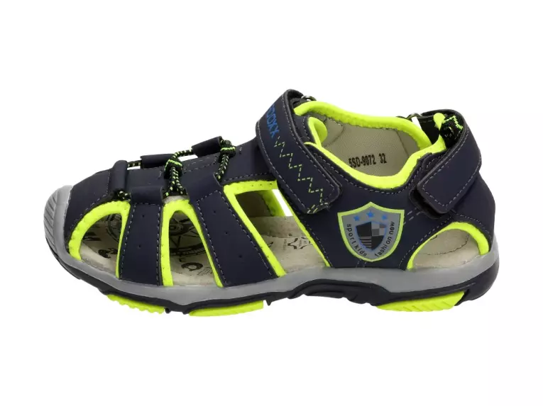 Granatowe sandałki, buty dziecięce Badoxx 9072