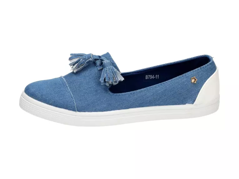 Slip On Jeansowe buty damskie Balada B794-11