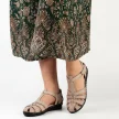 Szare skórzane sandały damskie z zakrytymi palcami T.SOKOLSKI A88