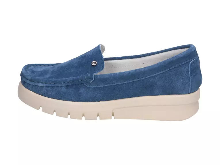 Niebieskie mokasyny damskie FILIPPO DP2031/21