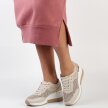 Beżowe skórzane sneakersy damskie S.BARSKI 21400