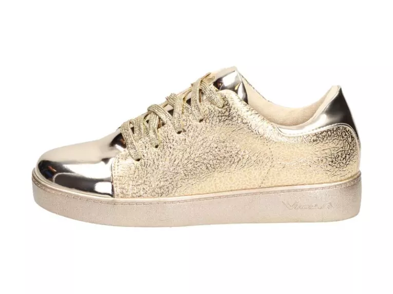Złote sneakersy buty damskie Vices 7100-37
