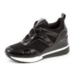 Czarne sneakersy półbuty damskie VINCEZA 10743