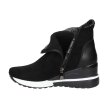 Czarne botki damskie, sneakersy na zimę na koturnie VINCEZA 10835