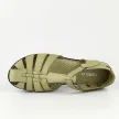 Zielone skórzane sandały damskie z zakrytymi palcami T.SOKOLSKI A88