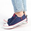 Granatowe trampki damskie BIG STAR JJ274121