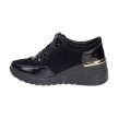 Sneakersy damskie S.BARSKI 94865 BK/BK SKÓRA