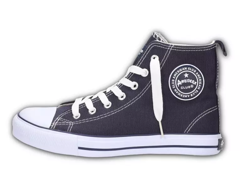 Granatowe trampki męskie American Club 9120