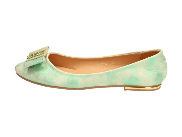 Baleriny, buty damskie Vices 709-29 Green