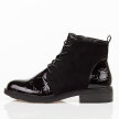 Czarne botki damskie Potocki 12666 bk