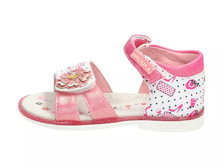 Białe sandałki, buty dziecięce Badoxx 566fu