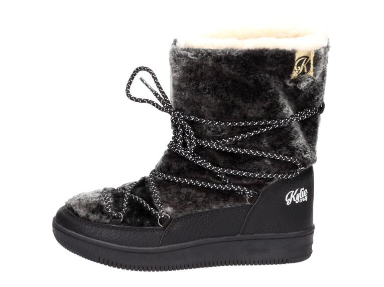 Ciepłe śniegowce damskie Kylie Crazy 502 Negro