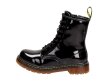 Czarne glany damskie McKey Gl430/21 Lakier