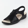 Czarne sandały damskie Potocki 90306