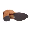Botki damskie na obcasie VINCEZA 10620 CAMEL