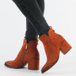 Botki damskie na obcasie VINCEZA 10620 CAMEL