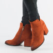 Botki damskie na obcasie VINCEZA 10620 CAMEL