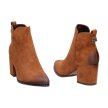 Botki damskie na obcasie VINCEZA 10620 CAMEL