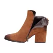 Botki damskie na obcasie VINCEZA 10620 CAMEL