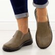 Khaki półbuty damskie Potocki 90352