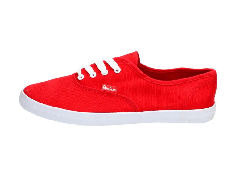 Tenisówki damskie AMERICAN CLUB 61-6 RED