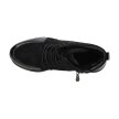 Czarne botki damskie, sneakersy na zimę na koturnie VINCEZA 10833