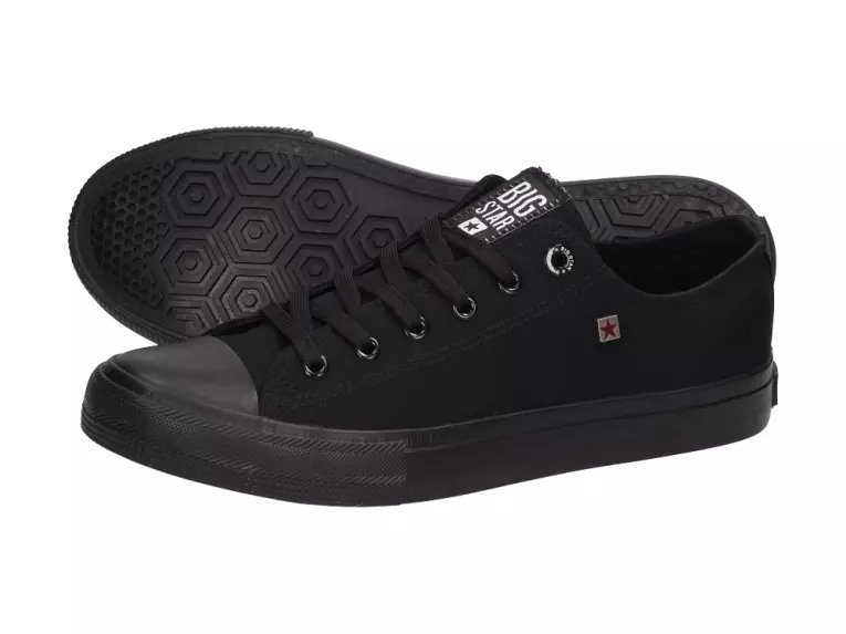 Czarne trampki męskie BIG STAR AA174009