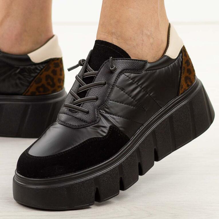 Czarne sneakery damskie Vinceza 58565