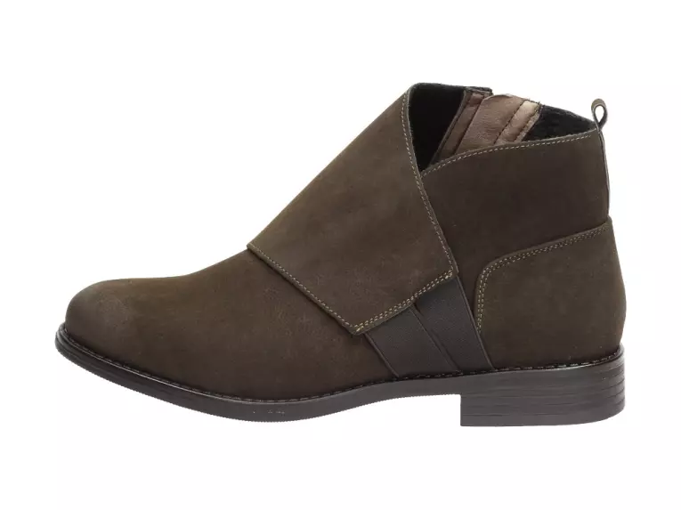 Sztyblety, botki damskie S.Barski 66-33 Khaki