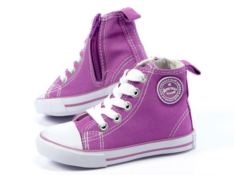 -40% Trampki dzieciece American 9120 fioletowe