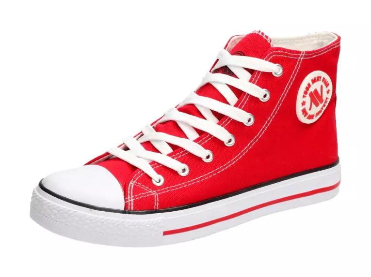 Markowe czerwone trampki New Age 082 Rd