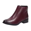 Bordowe botki damskie SABATINA DM21-202
