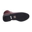 Bordowe botki damskie SABATINA DM21-202
