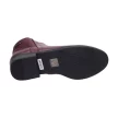 Bordowe botki damskie SABATINA DM21-202