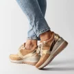 Beżowe sneakersy półbuty damskie VINCEZA 10649