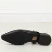 Czarne pu sandały damskie na obcasie Sergio Leone sk831