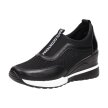 Czarne sneakersy półbuty damskie VINCEZA 10746