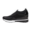 Czarne sneakersy półbuty damskie VINCEZA 10746
