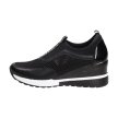 Czarne sneakersy półbuty damskie VINCEZA 10746