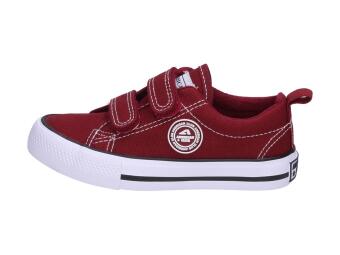 Bordowe trampki dziecięce American Club Lh39