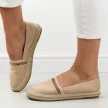 Beżowe espadyle damskie S.Barski 33127