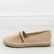 Beżowe espadyle damskie S.Barski 33127