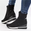 Czarne botki damskie VINCEZA 10654