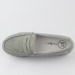 Szare skórzane mokasyny damskie Filippo Dp6045/24