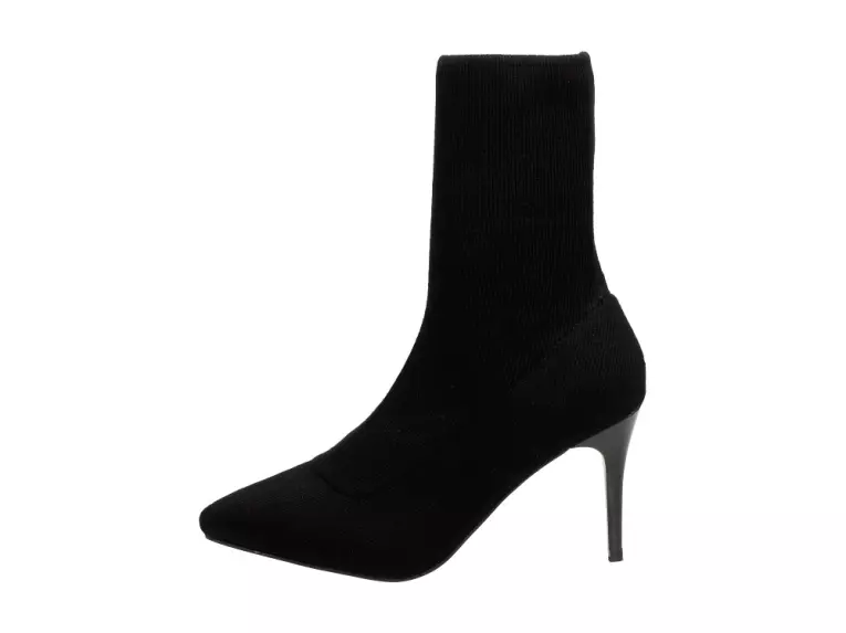 Skarpetkowe botki damskie Sabatina 0410 Bk