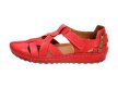 Czerwone POLSKIE sandały damskie DEONI D419